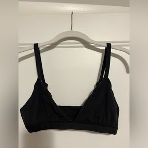 Skims Medium Black Triangle Bralette
